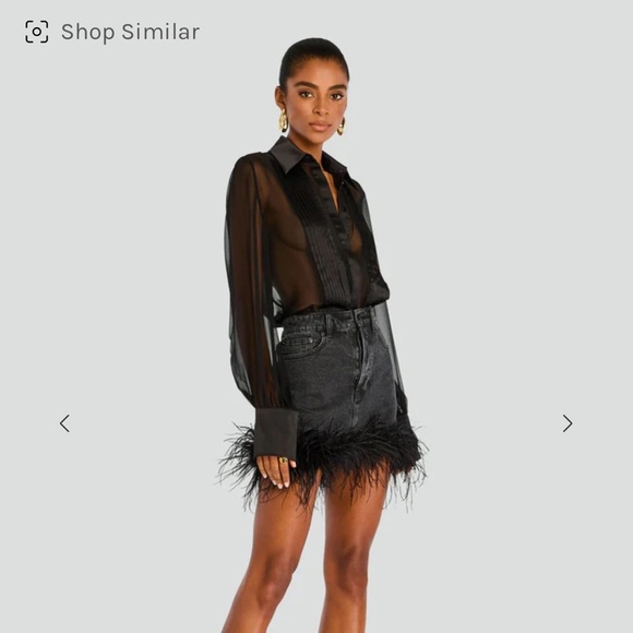 🍂NWT Retrofête Women's Elvie Denim Skirt - Picture 7 of 9